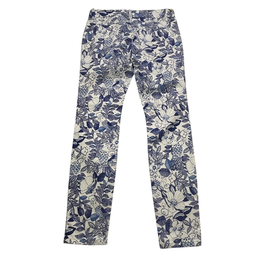 Vineyard Vines Womens Size 6 Skinny Jeans White Cap Cordia Floral Print New NWT‎ - Picture 3 of 16